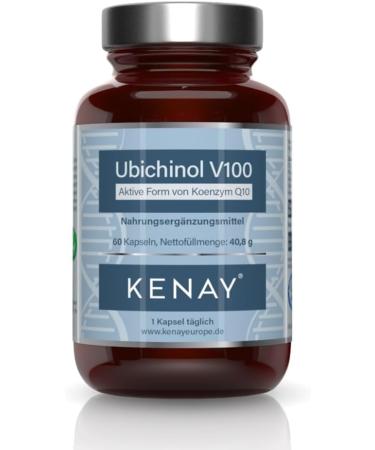 Ubiquinol V100 | Active Coenzyme Q10 100mg | 60 Capsules for Optimal Energy & Heart Health - International Shipping Available - Buy Online on GoSupps.com