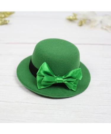 St Patricks Day Mini Hat Hair Clips Hairpins Headband Mini Leprechaun Hat Tea Party Headwear Costume Accessories for Party - Buy Online on GoSupps.com