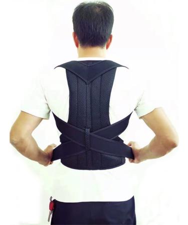 YMGSCC Posture Corrector Back Brace Clavicle Support Stop Slouching Hunching Adjustable Trainer(M) Medium B - Buy Online on GoSupps.com