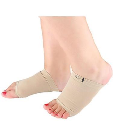 Arch Support Sleeves for Plantar Fasciitis - Cushioned Inserts & Elastic Foot Care Brace - Buy Online on GoSupps.com