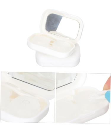 Homsfou 24-Piece Contact Lens Kit - Hard Container Carrier Bag & Travel Mirror - Ideal for Contact Lens Care - Buy Online on GoSupps.com