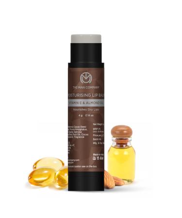 Buy The Man Company Nourishing Lip Balm | Moisturizes with Vitamin E Almond & Olive Oil | Soft Supple Lips - 4gm - International Shipping Available - Buy Online on GoSupps.com