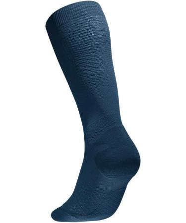 Bauerfeind Run Ultralight Compression Socks - Thin Sports Socks for Men & Women | Jogging & Fitness | Navy Blue L (44-46) - Buy Online on GoSupps.com