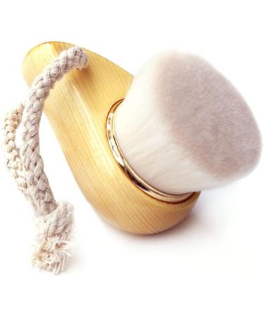 Facial Cleaning Brush with Wood Handle Cleansing Soft Bristle Face Care Clean Tool for Women Men - Buy Online on GoSupps.com