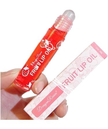 Mini Water Lip Gloss Lip Plumping Nourishing Lighten Lip Line Transparent Lip Oil Long-lasting Lip Care Fruit Lip Balm Cherry flavor - Buy Online on GoSupps.com