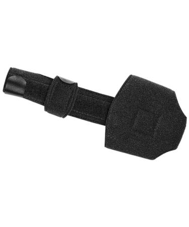 FRCOLOR Finger Strap Toe Finger Brace Thumb Splint Mallet Finger Splint Gym Finger Splints Finger Straightener Support Finger Rehabilitation Tool Handle Fitness Protection Aluminum Sheet 24.5x19.5cm Black