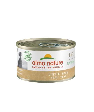 Almo Nature HFC Natural - Wet food for dogs with calf originally food quality and are now being purchased for dog food.Calf 1 piece (1 Pack)