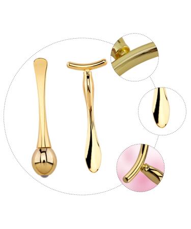 FOMIYES Eye Massage Roller Set | T-Bar & Cream Applicator Tool for Ultimate Skin Care | Shop Now - Buy Online on GoSupps.com