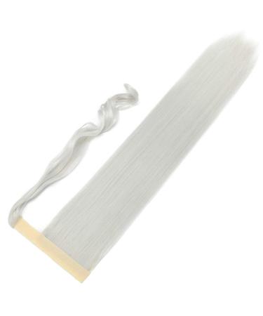 Sego Silver Gray Wavy Ponytail Clip-In Hair Extension - 26 Realistic Braid - Smooth Braid Hair Piece - Buy Online on GoSupps.com