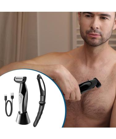 Back shaver for men chest hair trimmer back trimmer for men showerproof extendable back handle - Buy Online on GoSupps.com