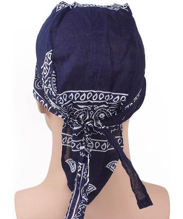 YBSHIN Super Absorbent Black Skull Caps - Pack of 4 | Motorcycle Head Wraps for Men and Women - Buy Online on GoSupps.com