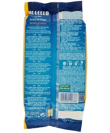 20x De Cecco Pasta 100 Italiaanse Acini di Pepe n 78 short pasta 500 g - Buy Online on GoSupps.com