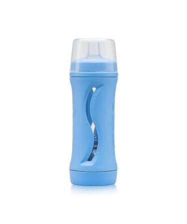 Non-Squeeze No-Mess Baby Food Bottle (Blue) - Convenient Feeding Solution - Buy Online on GoSupps.com