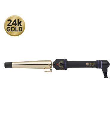 Hot Tools Pro Artist 24K Gold Tapered 1/2" to 1" Clamp-Free Curling Wand - Buy Online on GoSupps.com