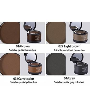 Magical Thin Hair Powder Root Cover Up 4g (02 Coffee) - Instant Gray Coverage & Hairline Shadow Makeup - Buy Online on GoSupps.com