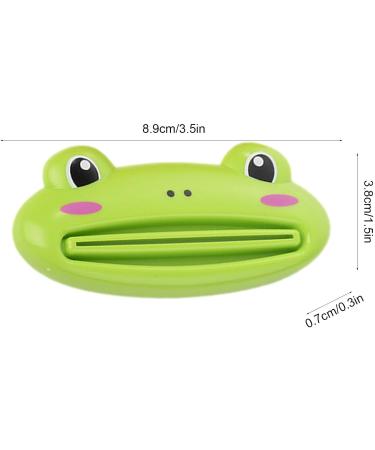 Toothpaste Squeezer - Toothpaste Tube Squeezer Cartoon - Kids Toothpaste Dispenser Cartoon Animal | Kids Toothpaste Dispenser Cartoon Animal | Cute Frog Panda Bear Shaped Toothpaste Extruder - Buy Online on GoSupps.com