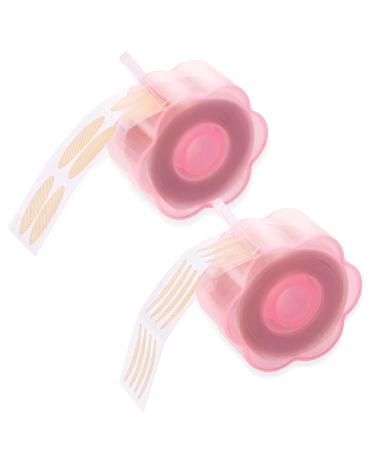 LuLiyLdJ 1200 invisible double eyelid stickers double eyelid stickers double eyelid lift without surgery 2 fork shafts skin color