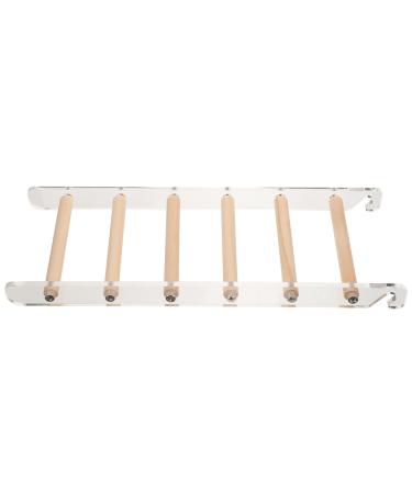 Vanzack climbing director for parrots for parrots Vogel ladder from acrylic ladder Kielzeiten for parrots WellensiTich manager wooden ladder for birds bird cage conductor solid wood pet 26.50x10.00cm as shown