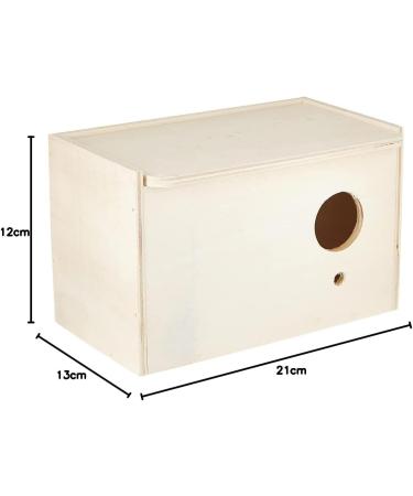 Trixie 5630 Nesting Box Beige - 21 x 12 x 13 cm: The Perfect Cozy Space for Your Small Pets - Buy Online on GoSupps.com