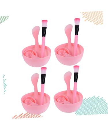 Healeved 12 Sets Facial Mask Brush Cream Facial Mask Bowl Facial Mud Brush Mask Bowl Brush Applicator Cosmetic Spatula Facial Spatula Facial Mask Spatula Spray Bottle Mix Six Piece Set Pink - Buy Online on GoSupps.com