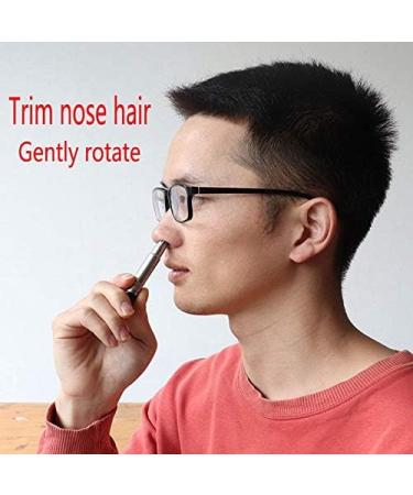 FDSF New Steel Manual Nose Trimmer for Shaving Nose Ear Hair Trimmer Face Care for Men Washable Device - Buy Online on GoSupps.com