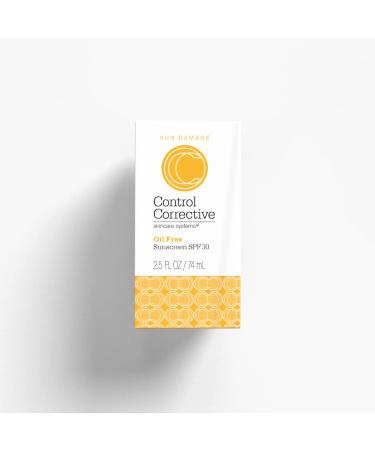 CONTROL CORRECTIVE Oil-Free Sunscreen SPF 30 - 2.5 Oz | Non-Comedogenic & Lightweight | All Skin Types | Fragrance-Free & Won't Clog Pores - Buy Online on GoSupps.com