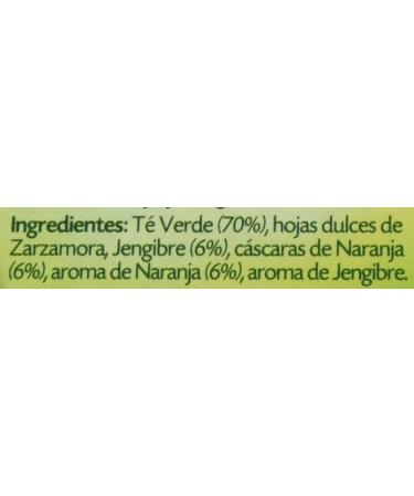  Pompadour Pompadour Green Tea with Ginger and Orange - 20 tea bags - Buy Online on GoSupps.com