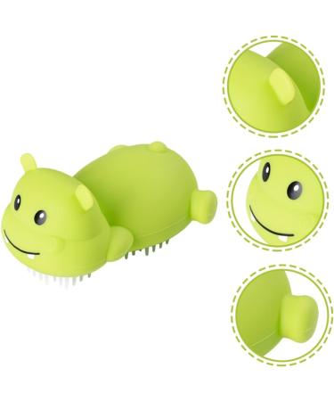 Fomiyes 5-in-1 Shampoo Brush & Scalp Massager - Baby Bath & Shower Brushes with Handle - Silicone Scrub for Gentle Cleaning - Buy Online on GoSupps.com