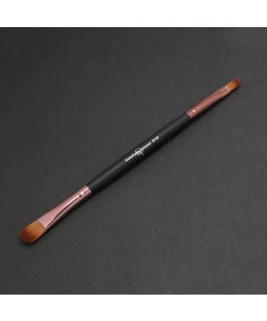 Cosmetic Double Ended Smokey Eye Brush Eye Shadow Blending Brush Black Makeup Tool for Perfect Eye Makeup - Buy Online on GoSupps.com