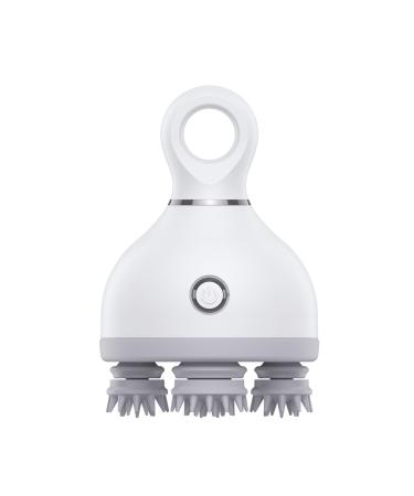 Ankilo Latest electric head massager wireless hand massager with 4 kneading heads interchangeable scalp massager cat massage agent for full body massage dog body hair growth