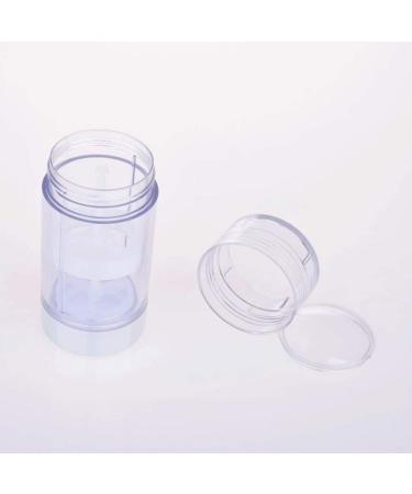 5 Pack 1 Oz Clear Twist-up Deodorant Containers - DIY Travel Size Lip Balm Tubes - Buy Online on GoSupps.com