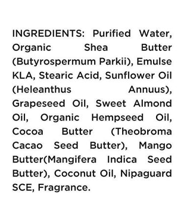 Cocoa Mango & Lemon Body Butter Pure Natural and Organic Wrapped in Organza Bag: Anti Aging Helps Even Skin Tone Increase Elasticity and Glow with Lemon and Lime Shea Butter Vitamins B C and E - Buy Online on GoSupps.com