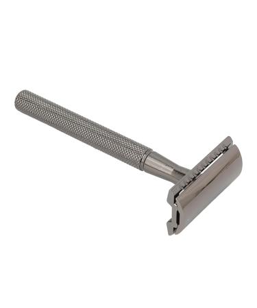 Manual Pocket Beard Trimmer - Double Sided Metal Grooming Tool for Facial Hair - Compact Handheld Design (Black) - Buy Online on GoSupps.com