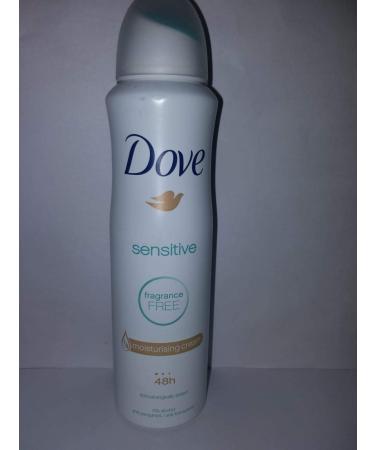 Dove Sensitive Fragrance Free Deodorant Spray - Gentle Protection for Sensitive Skin - Buy Online on GoSupps.com