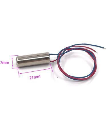 BOBYK Mini Coreless Vibration Motor - Waterproof 7mm x 21mm DC 3V 3.7V 6V for Toothbrush Toy Models & Massagers - International Shipping Available - Buy Online on GoSupps.com