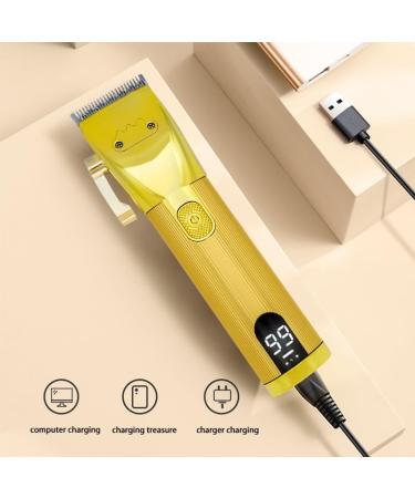Pro Hair Clipper Electric Hair Clipper USB Rechargeable Hair Clipper Barber Hair Trimmer Men Electric Razor Men's Electric Shaver - Buy Online on GoSupps.com