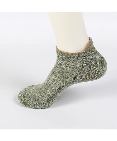 By The Clique Premium Terry Cotton Sport Ankle Socks Set of 3 | Arch Support, Cushioned, Durable | Retro Style, Modern Fit | Blue Gray Green - Buy Online on GoSupps.com