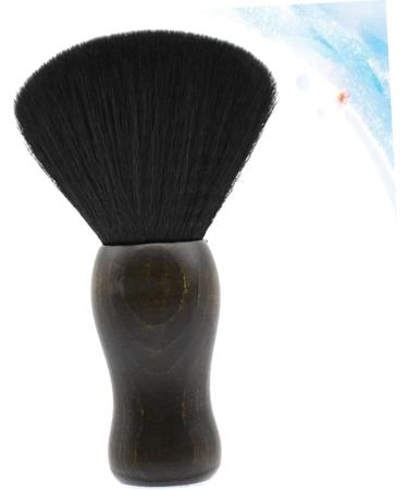 Ipetboom 1pc Salon Face Hair Sweep Cleaner Haircut Hair Brush Cleaner Neck Duster Face Brush Hair Cutting Wood Neck Brush Duster Hairdressing Neck Duster Brush Wooden Soft Fur - Buy Online on GoSupps.com
