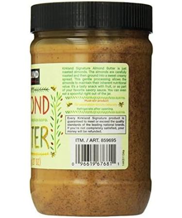 Kirkland Signature Creamy Almond Butter 765gm - Buy Online on GoSupps.com