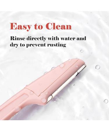 4 PCS Women's Dermaplaning Face Razors - Facial Hair Peach Fuzz Remover & Eyebrow Shaper - Buy Online on GoSupps.com