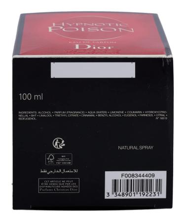 Dior Christian Hypnotic Poison Eau De Parfum Spray for Women 3.4 fl. oz. - Buy Online on GoSupps.com
