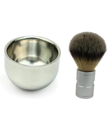 Fomiyes Double Layer Shaving Cup & Brush Set - Thermal Insulated Men's Shaving Tool for Smooth Grooming - Perfect for Travel - Buy Online on GoSupps.com