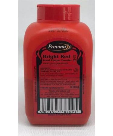 Bright RED and GREEN Preema Food Colour Powder Tubs 500g | 500g x 2 Tub | |You can decorate your christmas cake |High qulity premium product | Suitable for vegetarians. - Buy Online on GoSupps.com