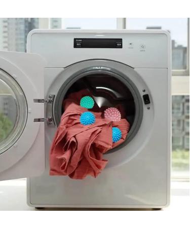 Reusable Dryer Balls Set of 6 - Anti-Static Laundry Balls for Wrinkle Reduction - Eco-Friendly 2.5 in Fabric Softening Solution - Buy Online on GoSupps.com