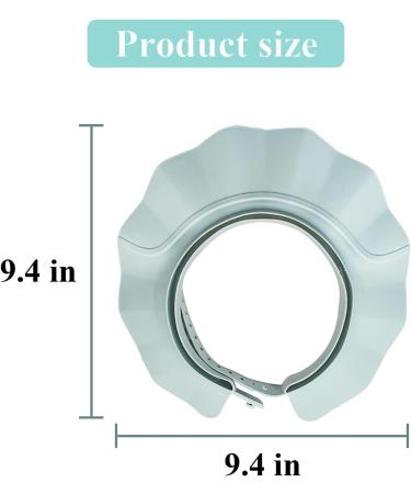 Baby Shower Cap Kids Shower Caps Shield Adjustable Hair Washing Shampoo Shield Baby Visor for Eyes Ears and Face (Blue a) - Buy Online on GoSupps.com