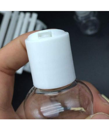 Prochive 50 ml Clear Travel Bottles Set Empty Transparent Plastic Travel Toiletries Liquid Containers Bottle for Shampoo Conditioner Lotion Pack of 12 - Buy Online on GoSupps.com