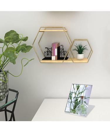 LELE LIFE 2Pack Ultra-Slim Portable Folding Mirror | Aluminum Shell | Travel Makeup Mirror | Vanity Mirror 6.7 x 5.1in | Easy to Carry & Desktop Folding Mirror - Buy Online on GoSupps.com