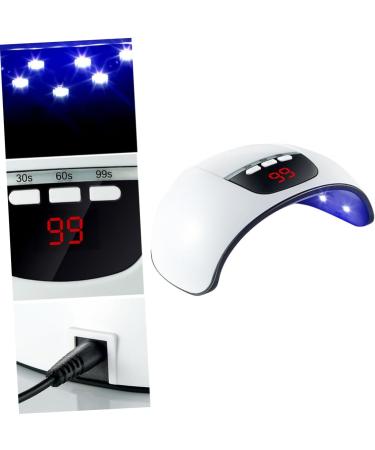 DOITOOL 3pcs Nail Lamp Uv Nail Light Led Dryer Nail Art Equipment Nail Gel Nail Dryer Machine Led Nail Gel Nail Dryer Lamp Professional Nail Art Tools Intelligent Manicure Tools White - Buy Online on GoSupps.com