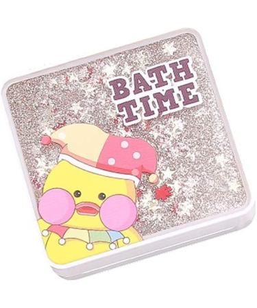 Optometry lens container contact lens container box contact lens box for girls trebbsand cute portable creative shadow lens care contact lens box (color: red: pink) (color: b bianco