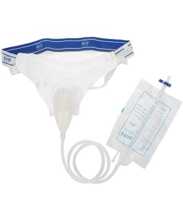 YINUODAY Portable Silicone Urinal & Catheter Bags - Incontinence Aid for Men & Women | Wearable Urinator Fashionable Design in White - Buy Online on GoSupps.com